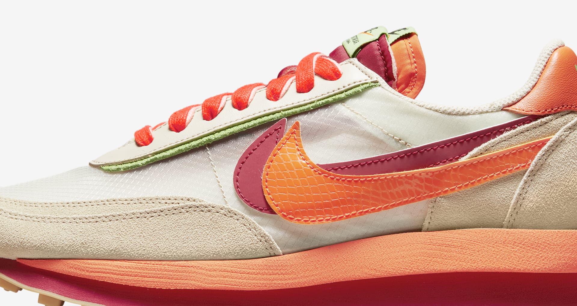sacai clot orange